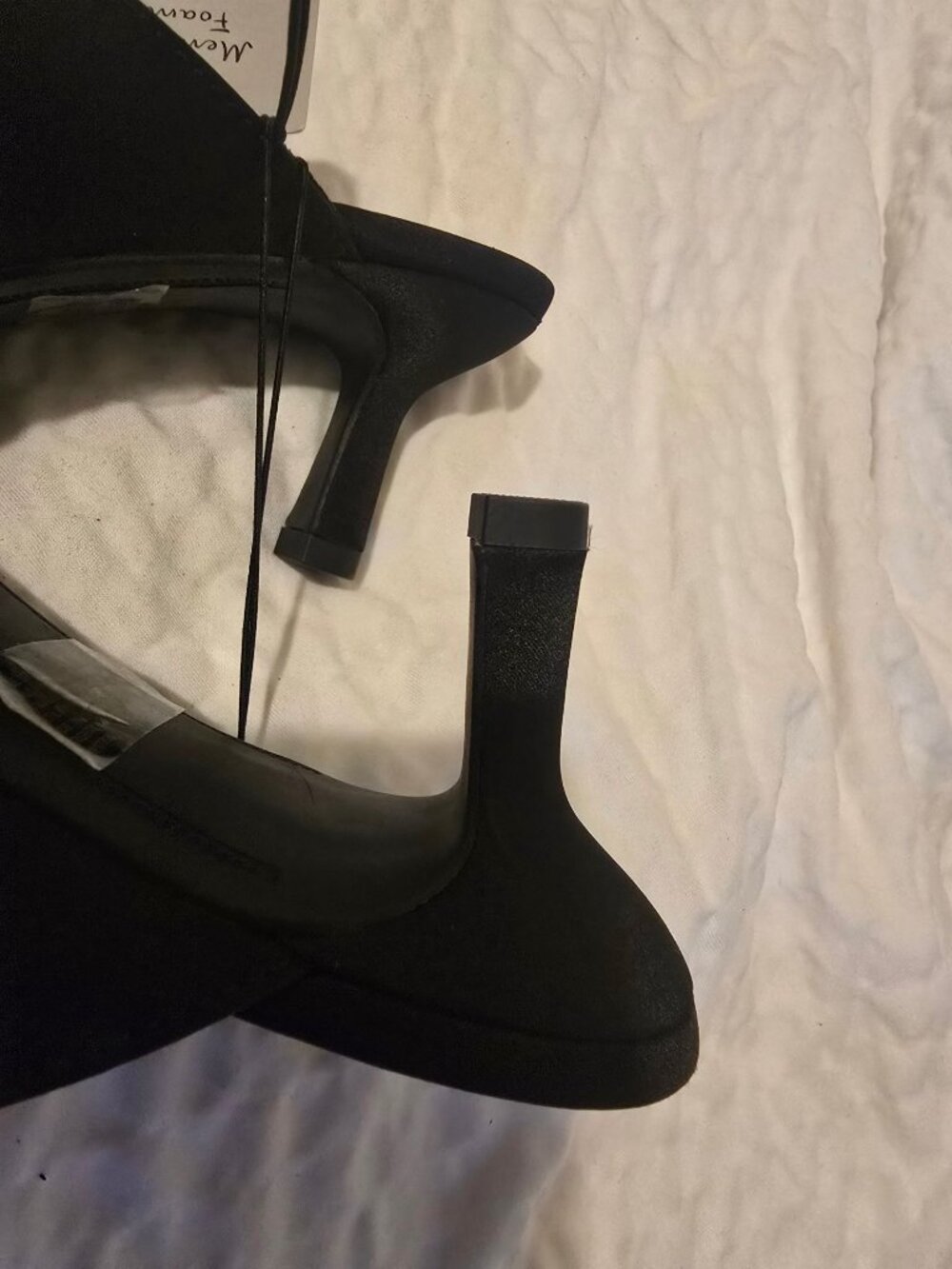 Women’s Katia Heels with Memory Foam Insole - a New Day™ Black 9.5 Boxed - Picture 6 of 8